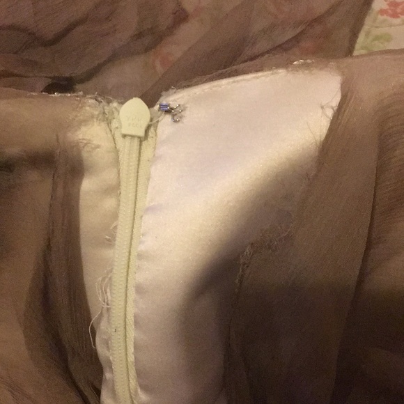 CESAR GALINDO COUTURE SEQUIN + NUDE SILK DRESS - Picture 10 of 11